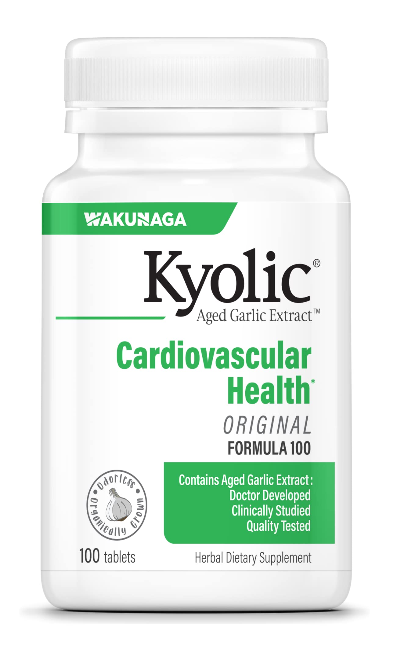 Kyolic Aged Garlic Extract Formula 100 Tablets