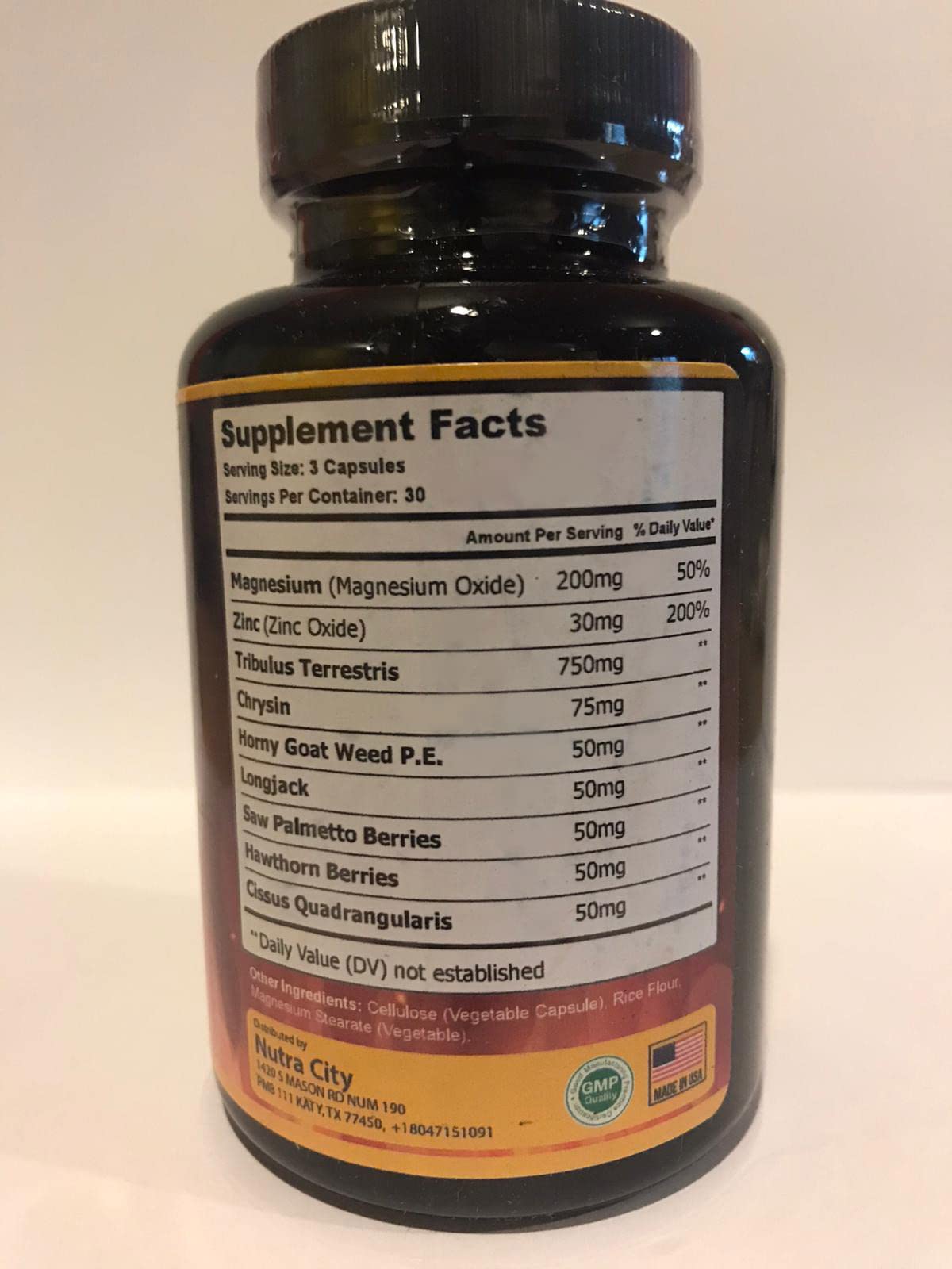 Nutra City Nitro Strength Muscle Supplement Capsule, 90 Capsules