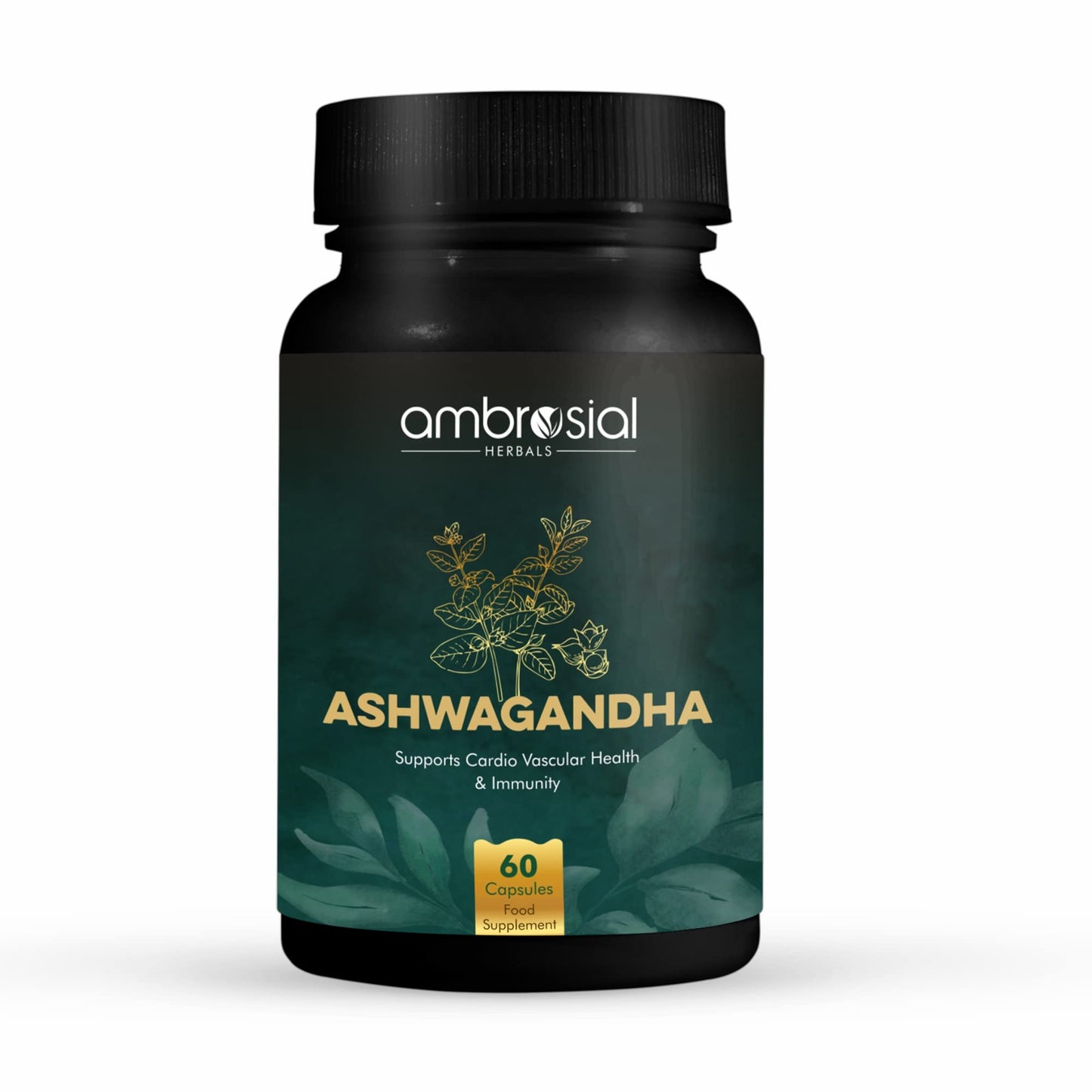 AMBROSIAL Ashwagandha 500mg Capsule, 60 Count