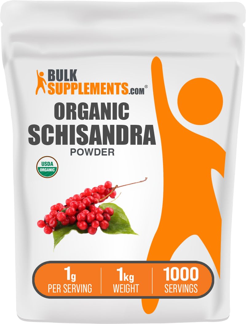 BulkSupplements Organic Schisandra Powder, 35.2 oz
