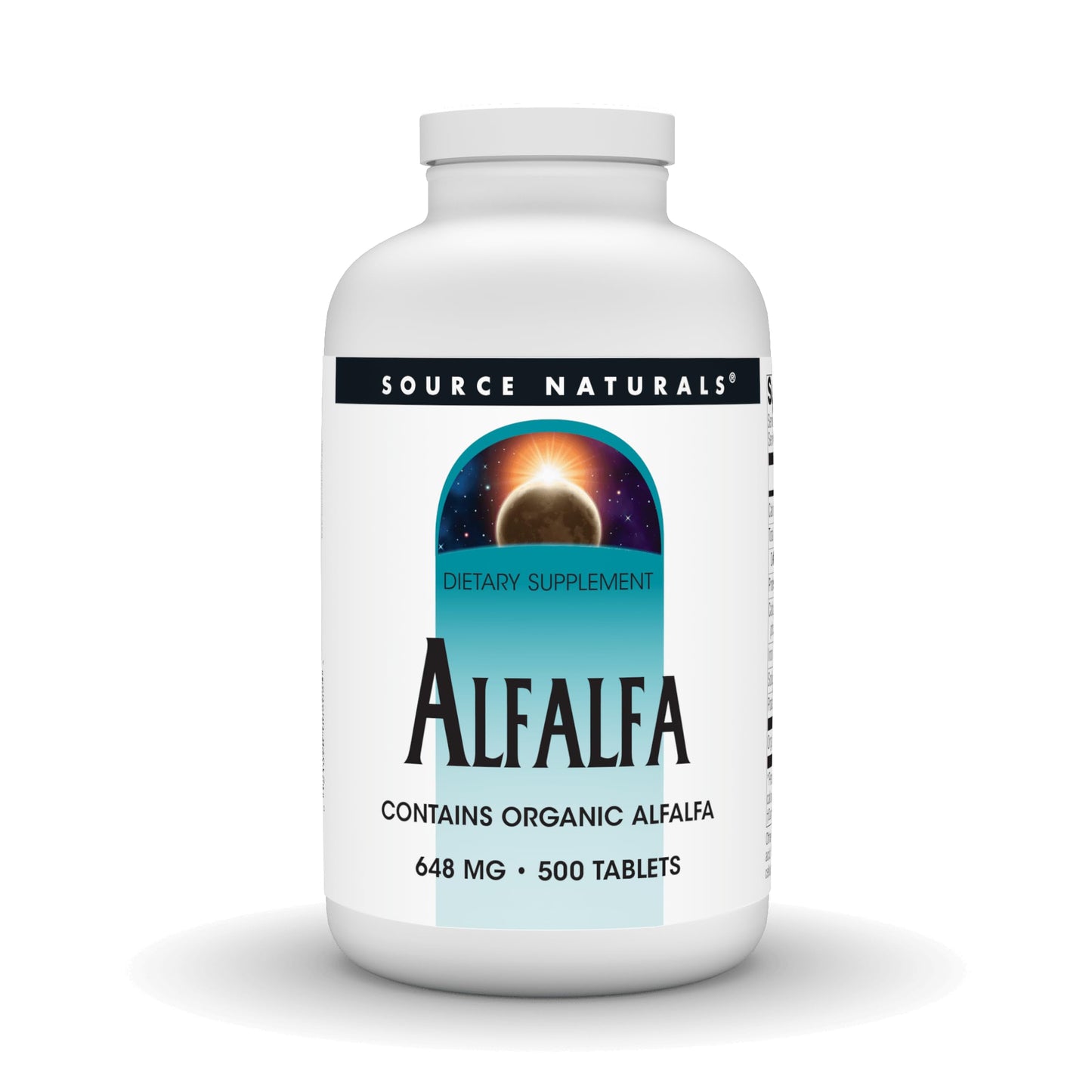 Source Naturals Alfalfa 648mg 500 Tablets