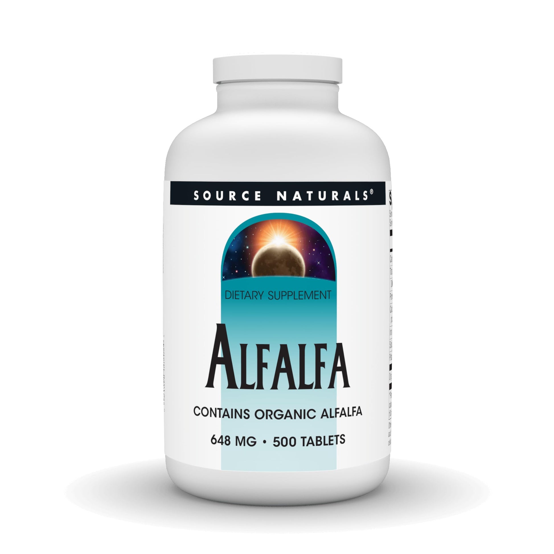 Source Naturals Alfalfa 648mg 500 Tablets