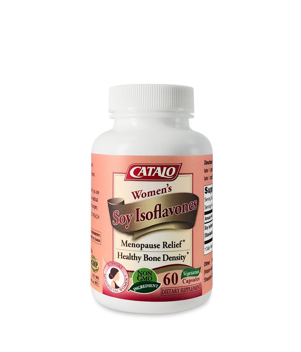 CATALO Women's Soy Isoflavones Capsules, 60 Count