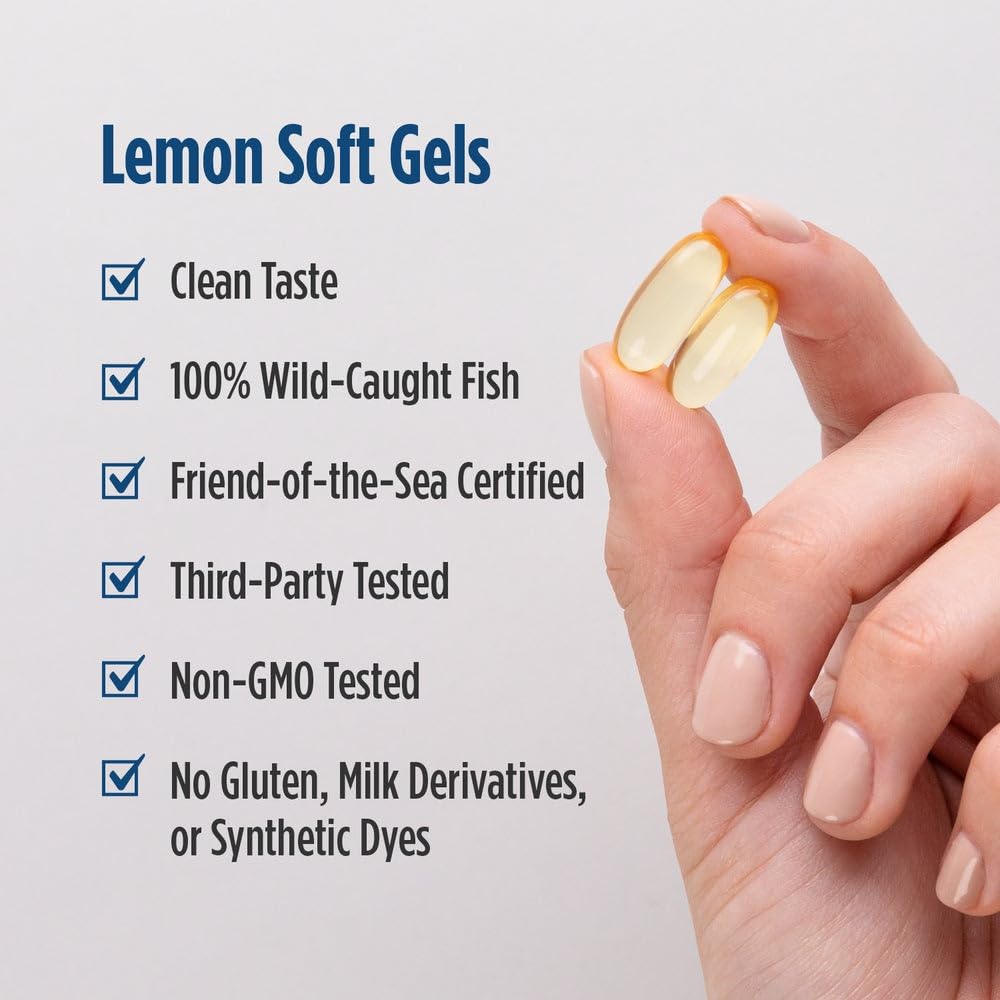 Nordic Naturals ProEPA with Concentrated GLA, Lemon 60 Soft Gels