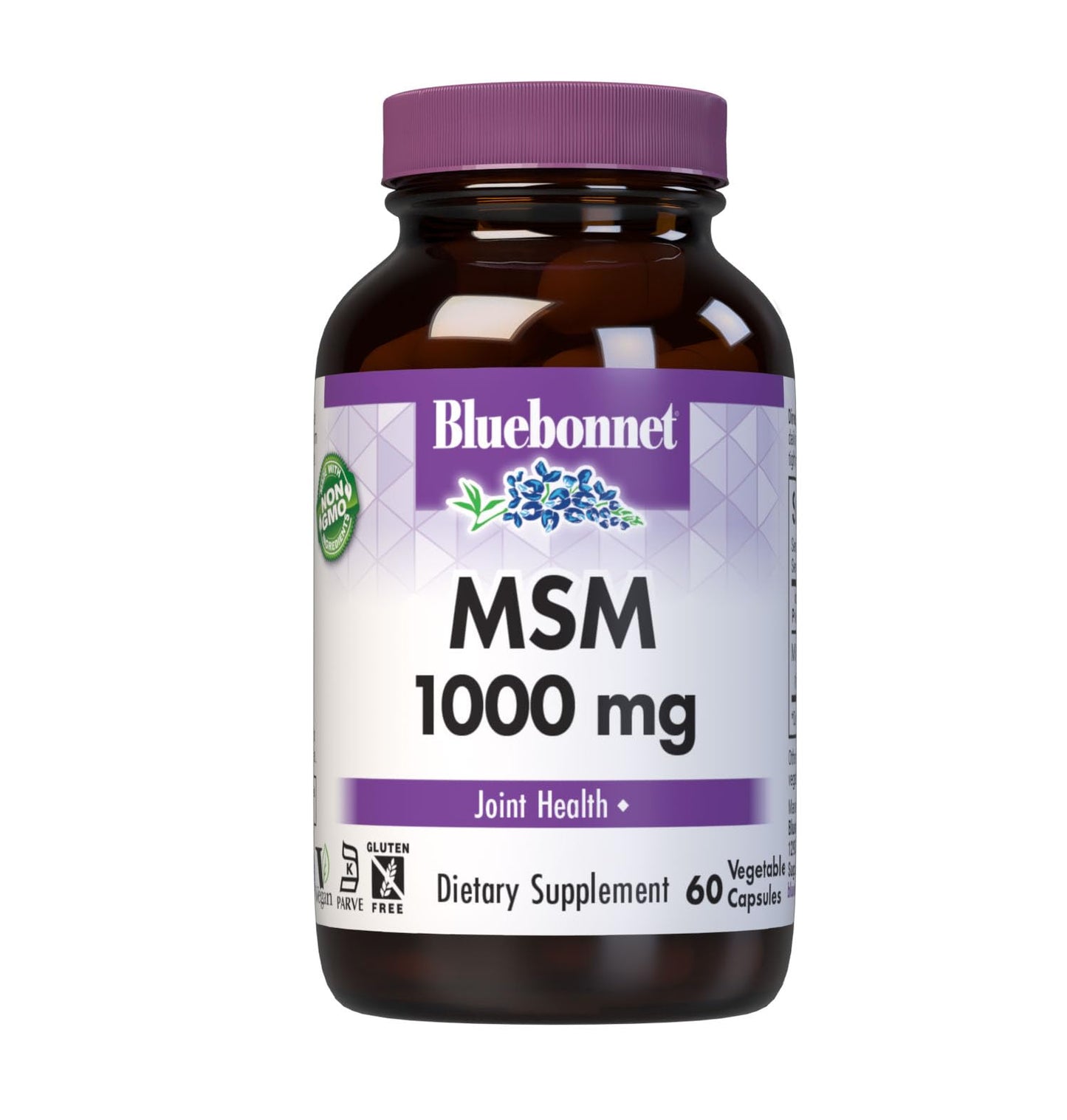 BlueBonnet MSM 1000 mg Capsule, 60 Count