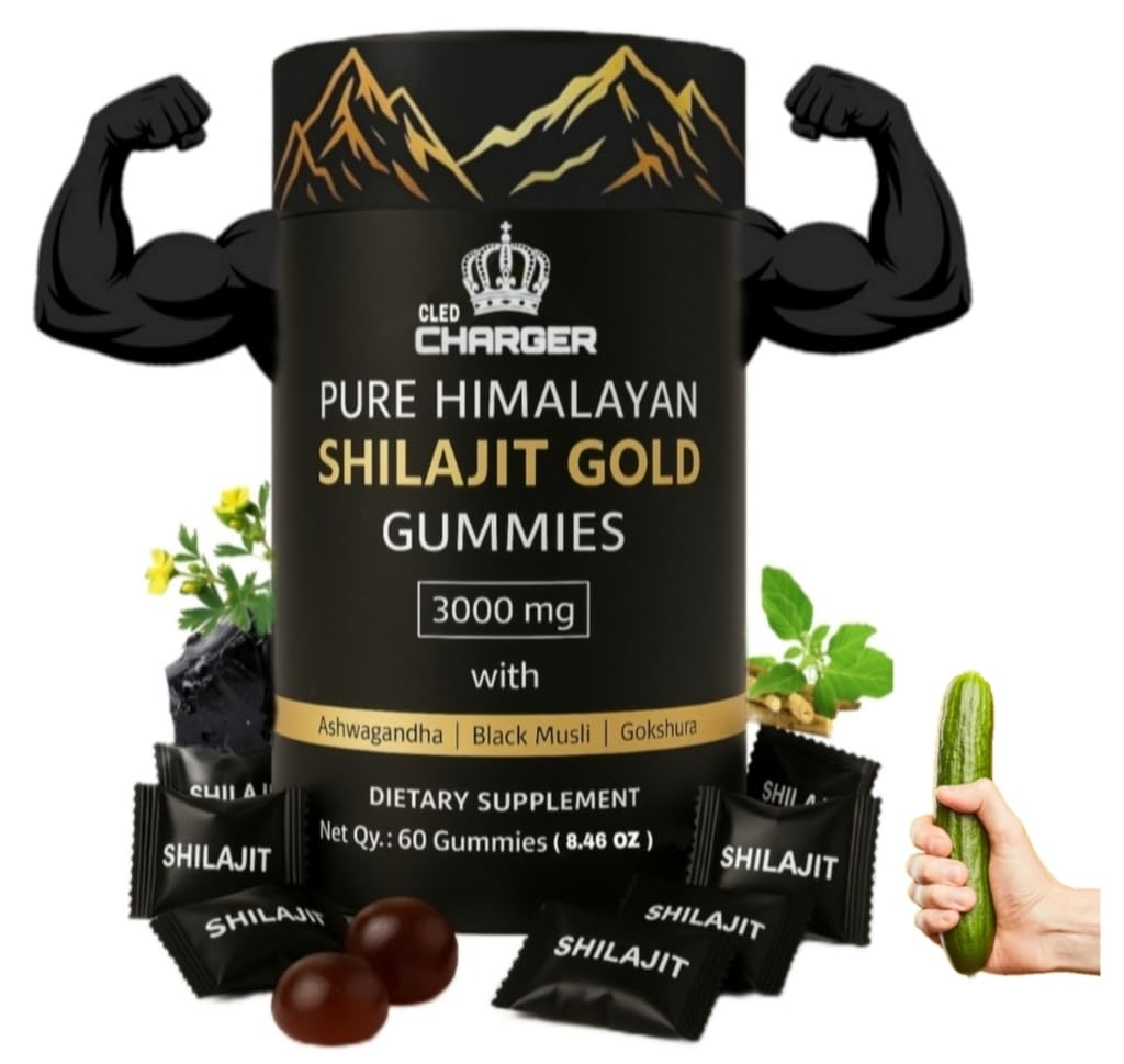 Cled Charger Shilajit Gummies 60 Gummies