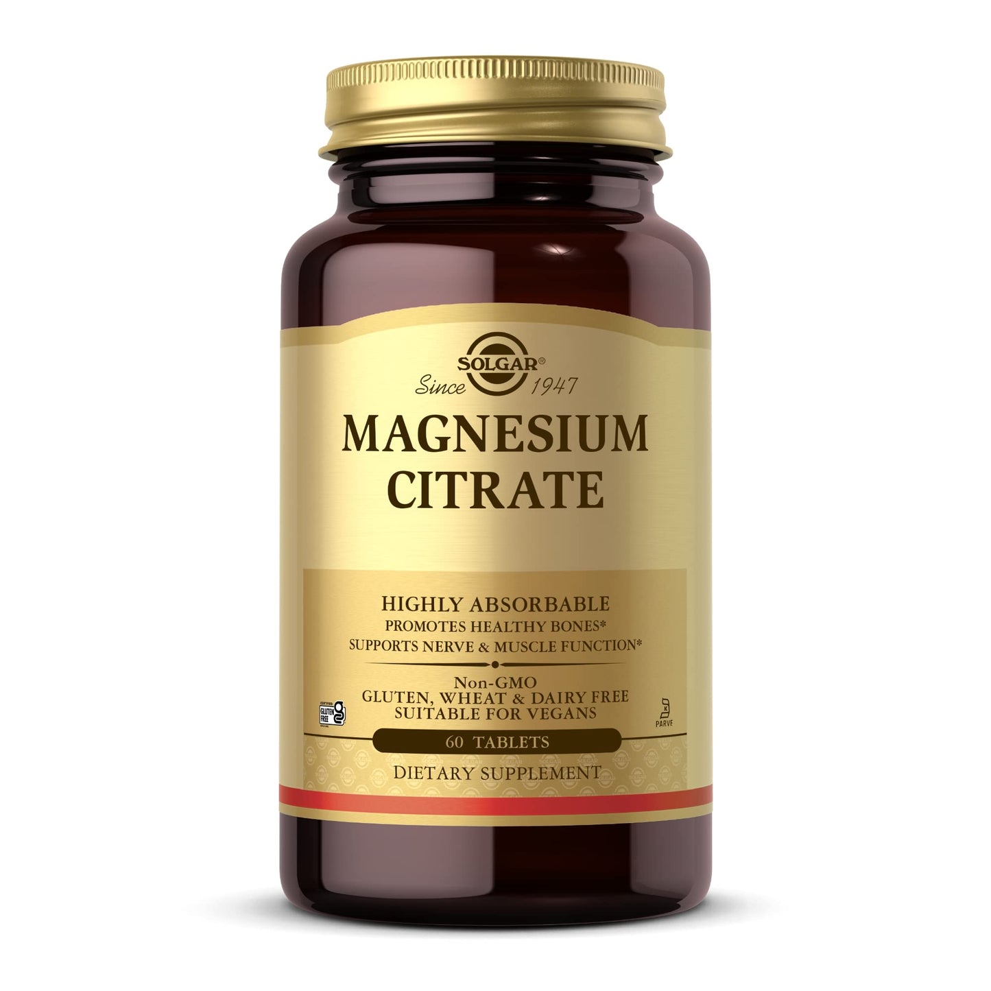 Solgar Magnesium Citrate Tablets 60 Count