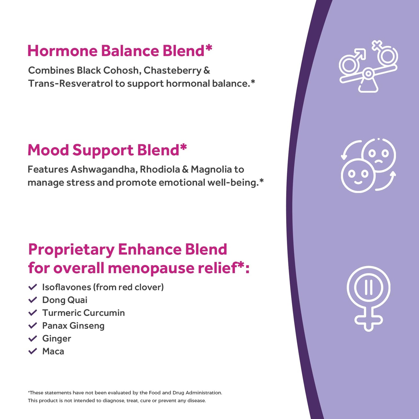 Doctor's Recipes Menopause Probiotics 150 Billion CFU Capsules, 60 Count