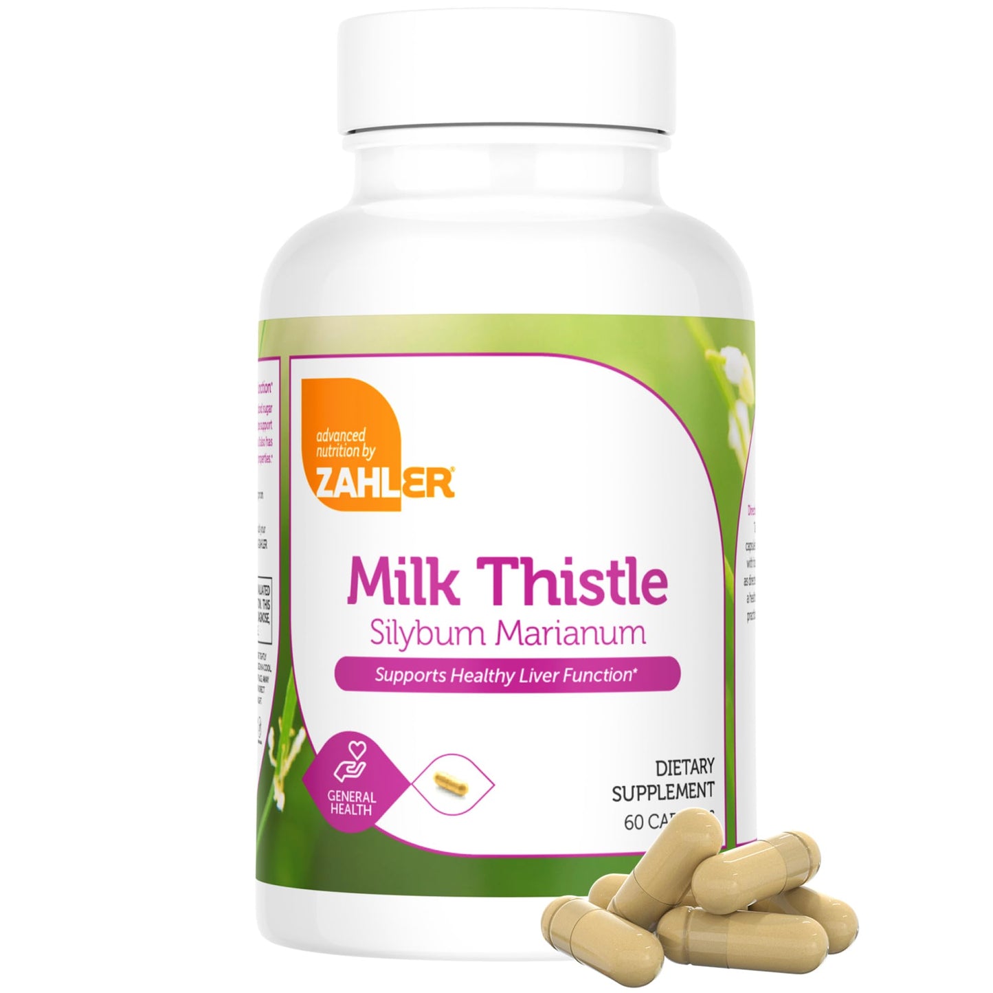 Zahler Milk Thistle Capsules 60 Count