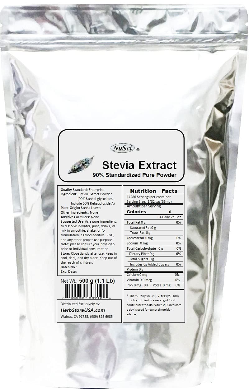 NuSci Stevia Extract Powder 17.637