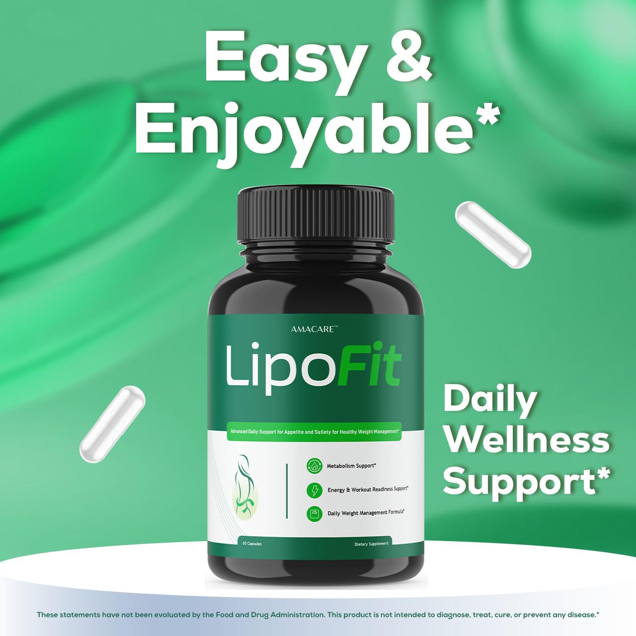 AMACARE Lipo Fit Capsules 300 Capsules