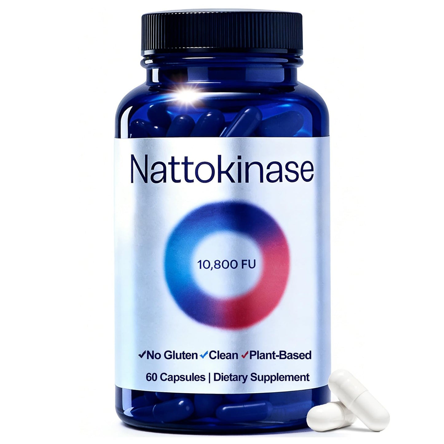 PurrVita Nattokinase 10800 fu Softgel 60 Count