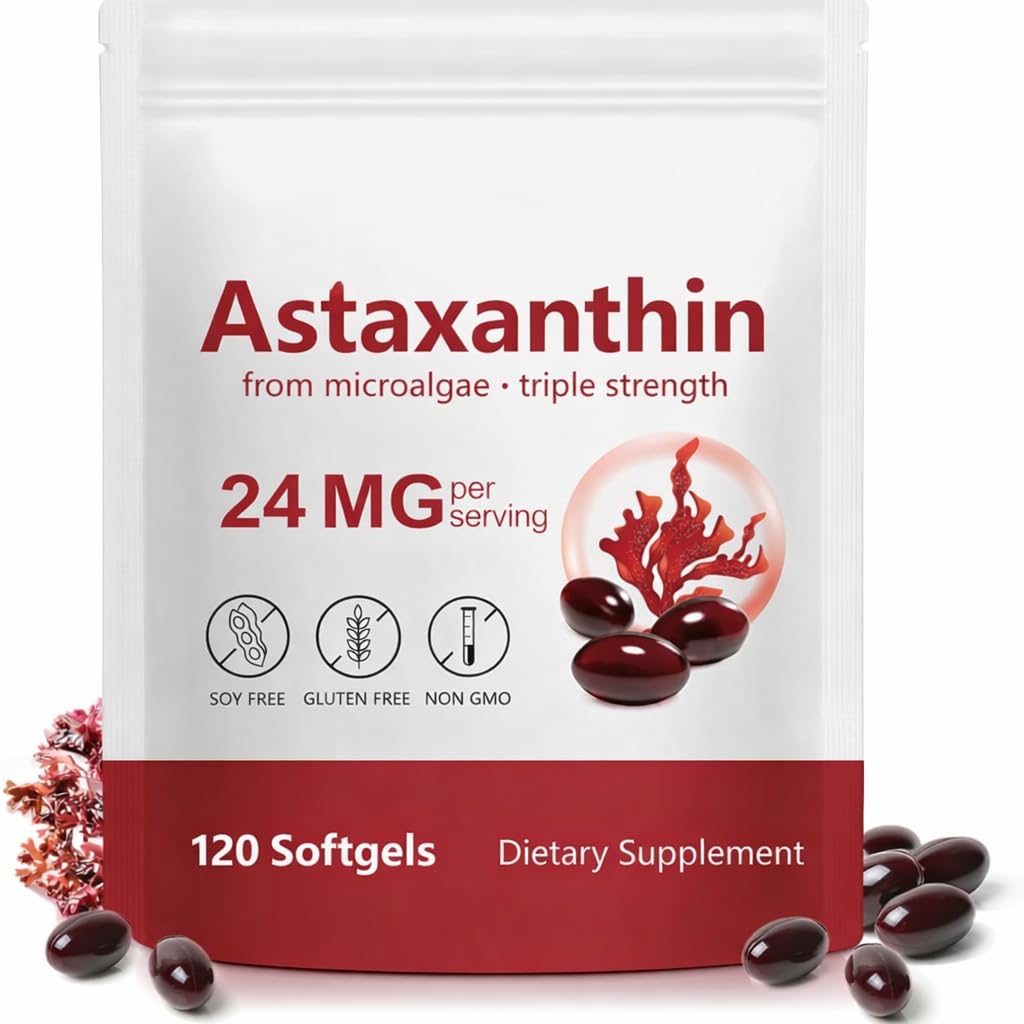 KUZEOLON Astaxanthin Supplements 24 Softgels