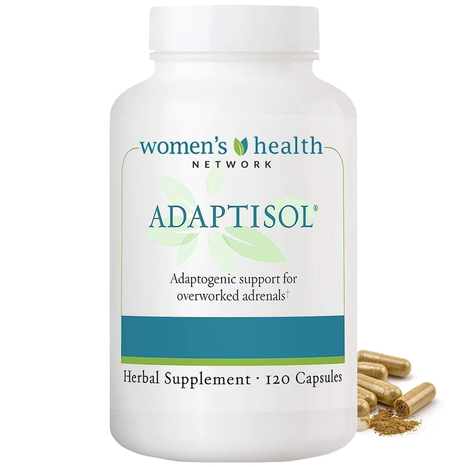 Women's Health Network Adaptisol Adrenal Support Supplements for Women Cortisol Supplements with Adaptogens Capsules 120 Count