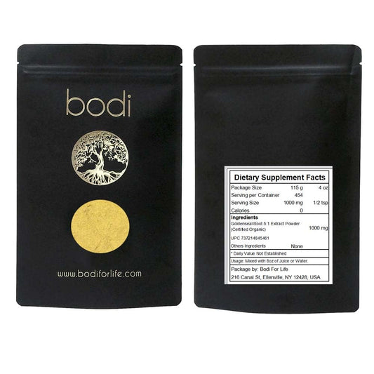 Bodi Goldenseal Root 5:1 Extract Powder, 4 oz