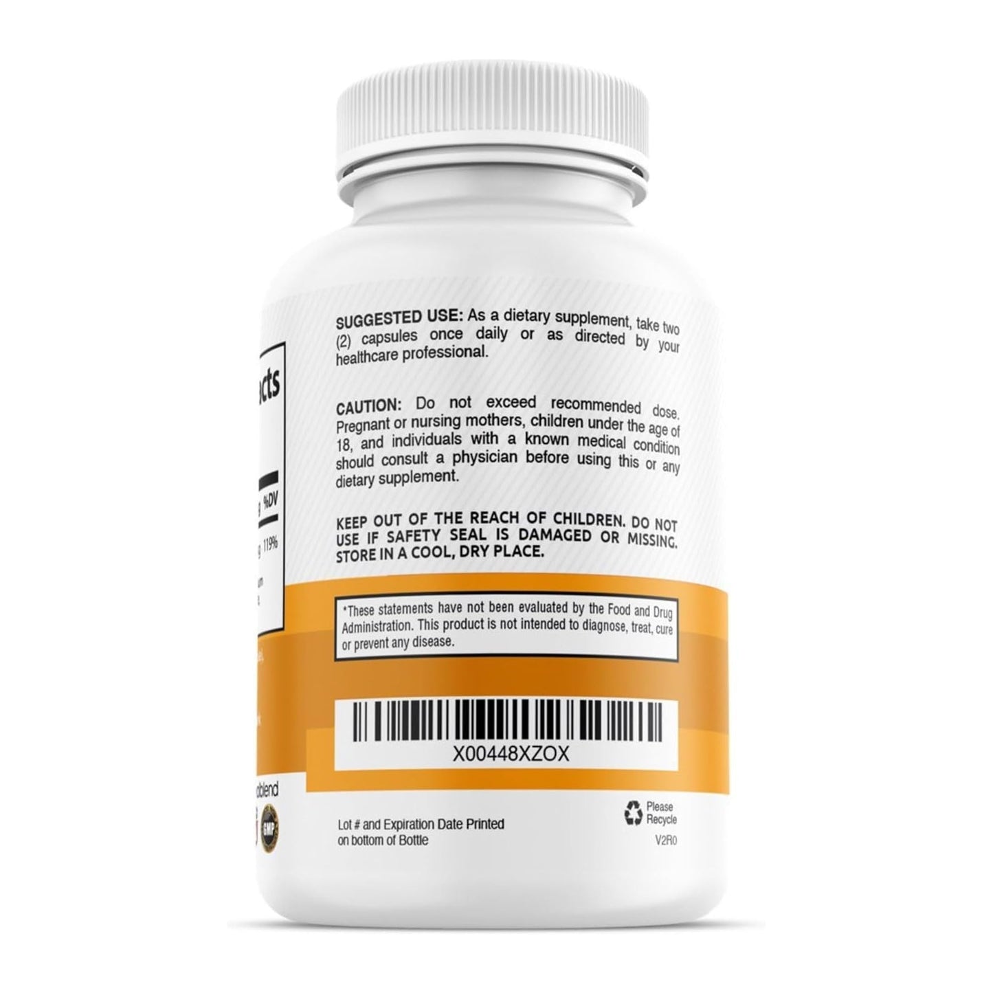 healblend Multi Magnesium Complex Supplement 500mg - 5 Active Bioavailable Forms Capsule, 60 Capsules