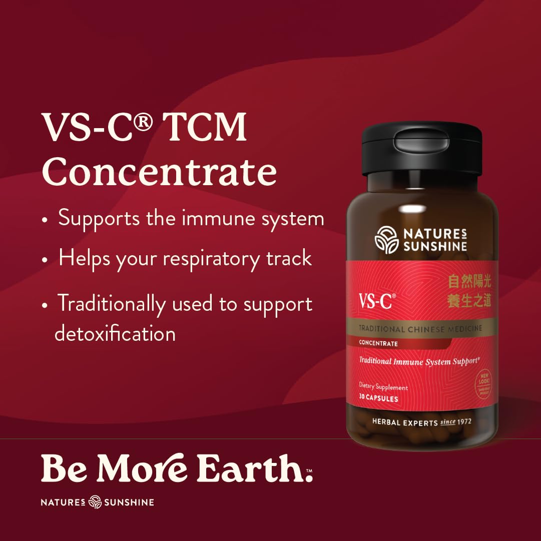 Nature's Sunshine VS-C TCM Concentrate Capsules 30 Count