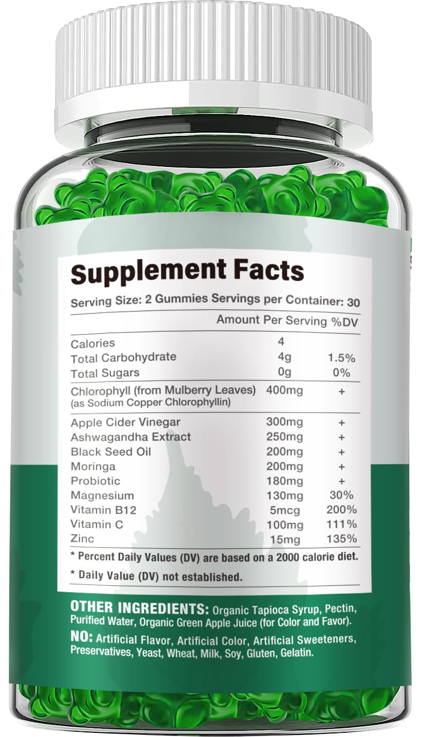 Riyuetian Chlorophyll 120 Gummies
