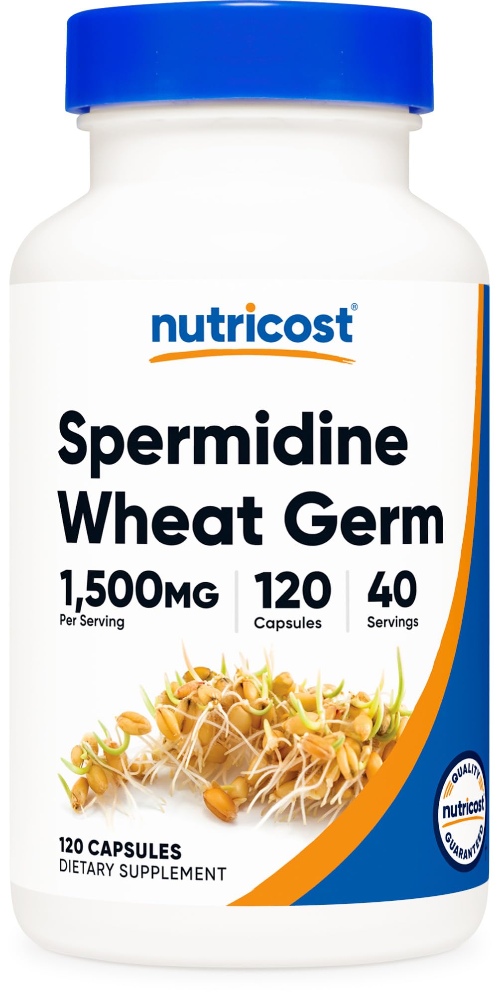 Nutricost Spermidine Wheat Germ Extract Supplement Capsule 120 Count