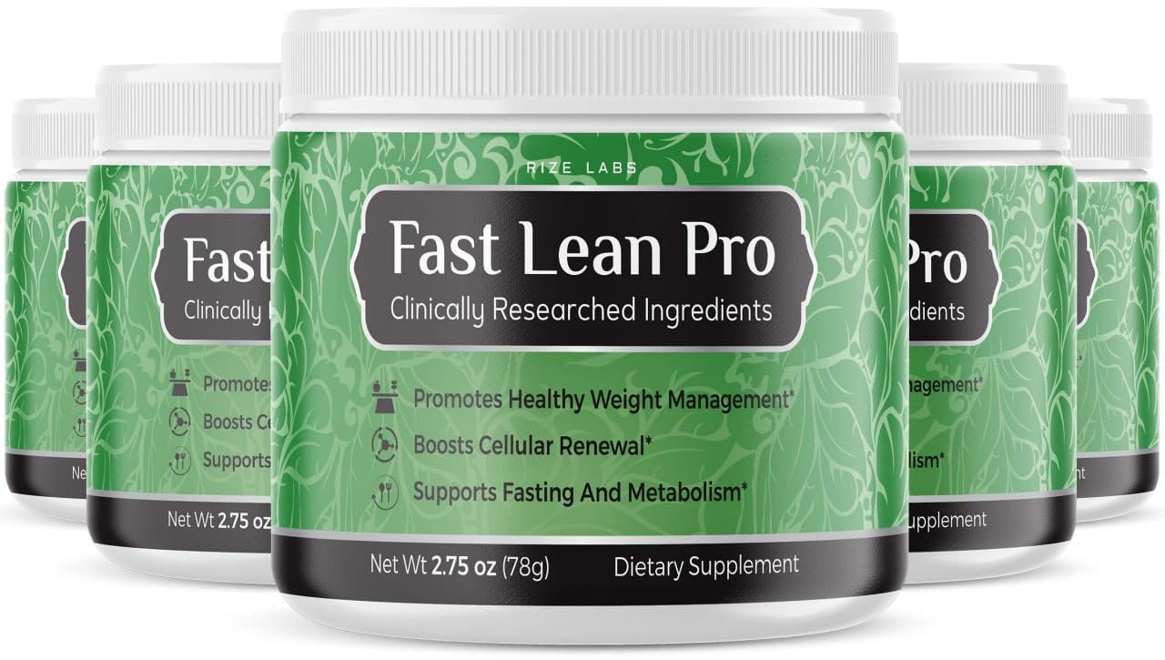 Rize Labs Fast Lean Pro Advanced Formula BCAA Supplement Powder, Pack of 5