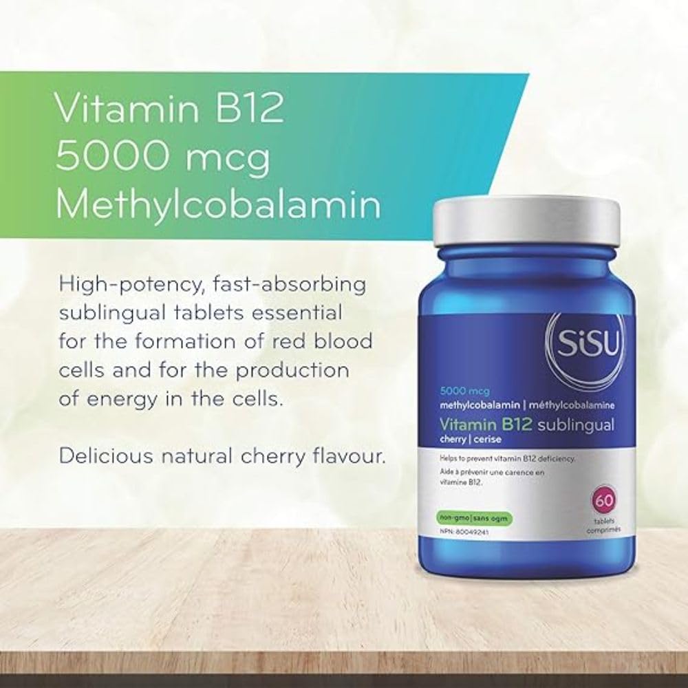 SISU B12 5000mcg Capsule, 60 Count