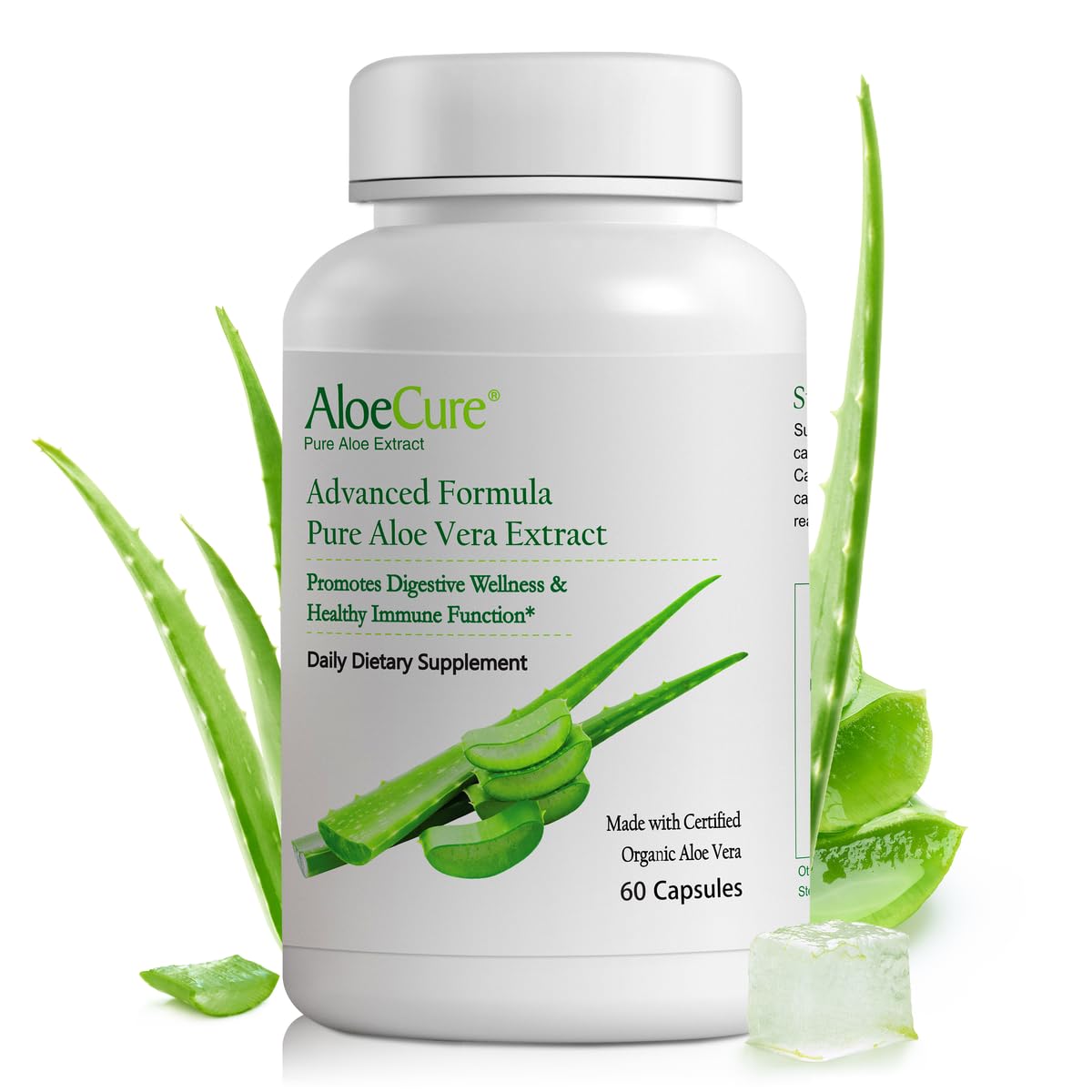 AloeCure Aloe Vera Capsules 12 Bottles (60 Capsules Each)