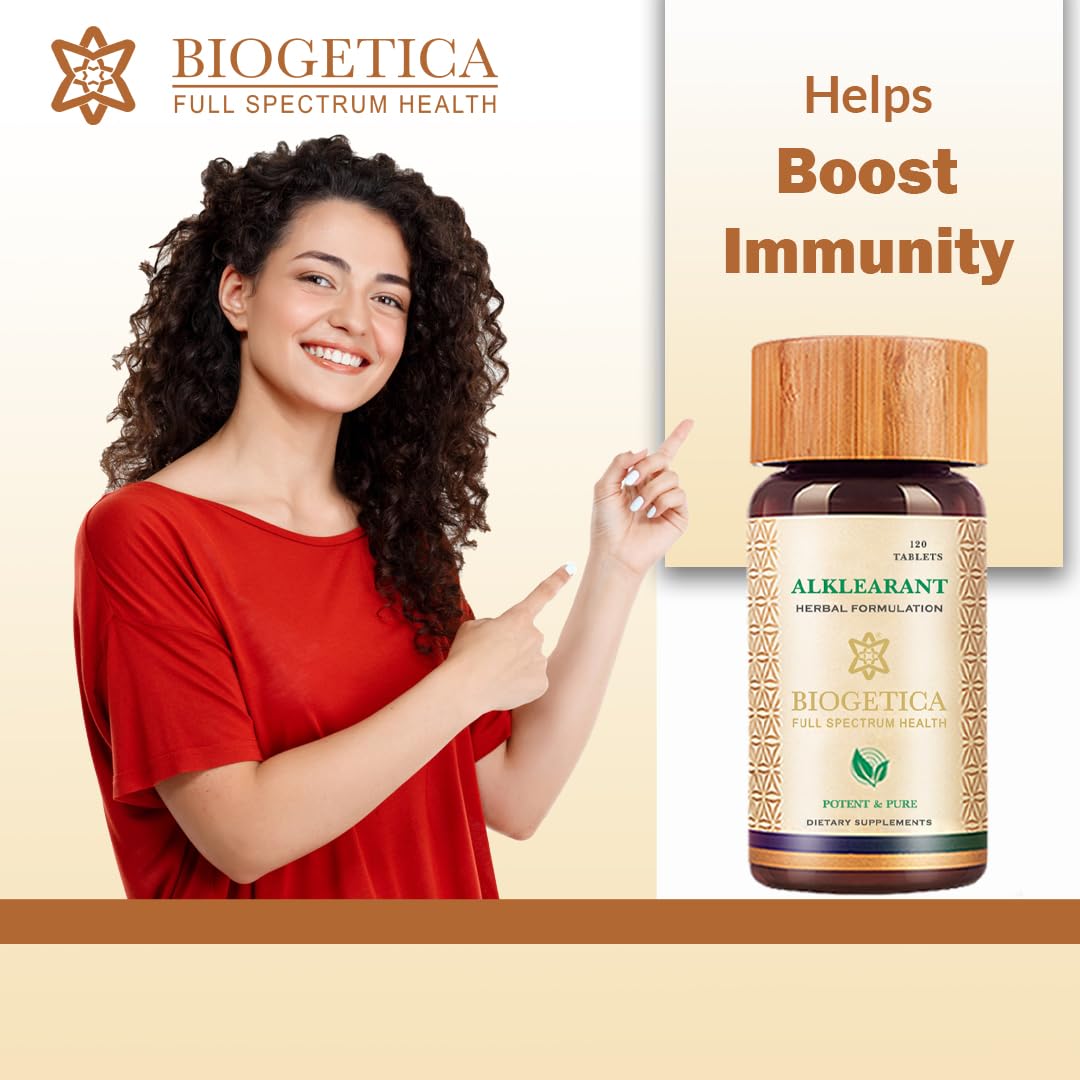Biogetica Alklearant Natural Digestive Support Supplement Tablets, 120 Count