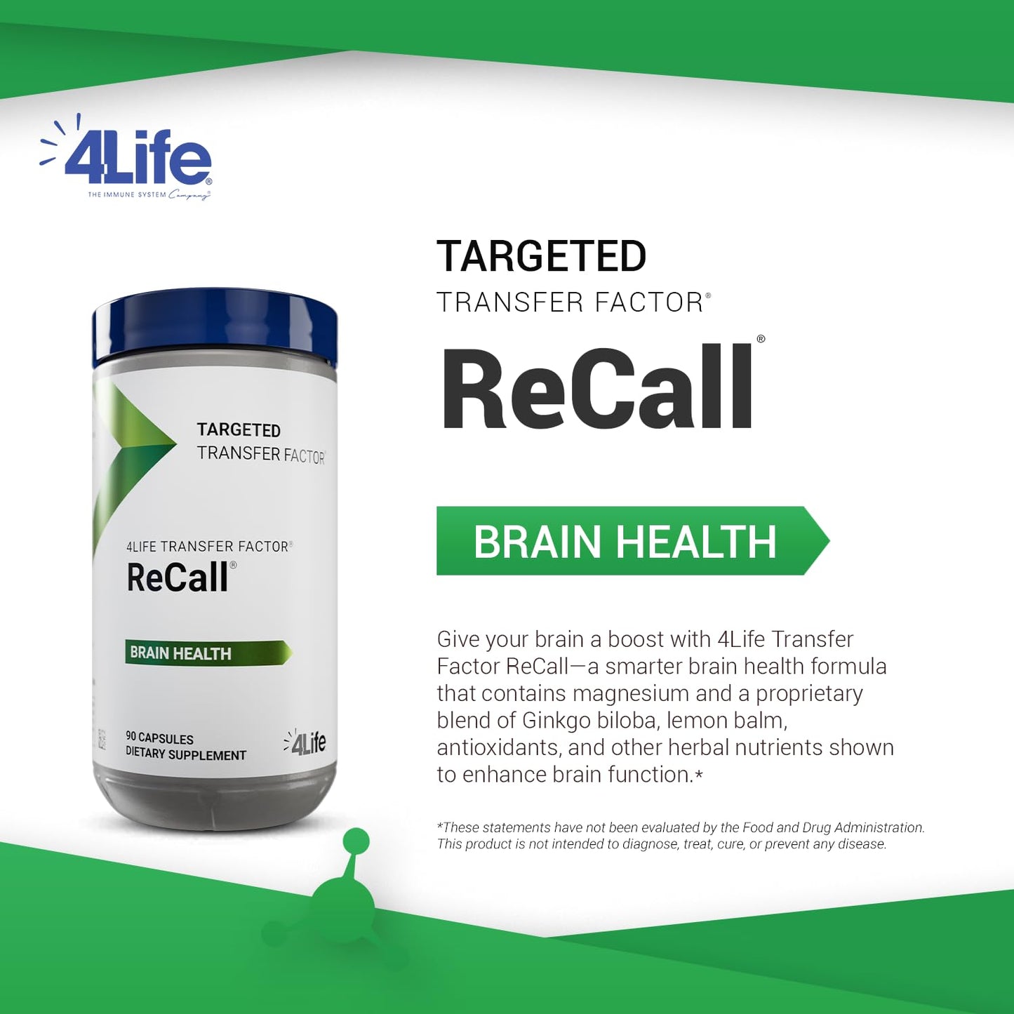 4Life Transfer Factor Recall Capsules 90
