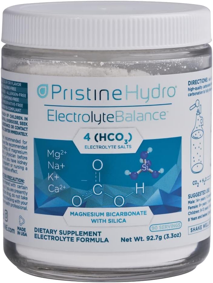 PristineHydro Magnesium Electrolyte Powder 3.4 Ounce