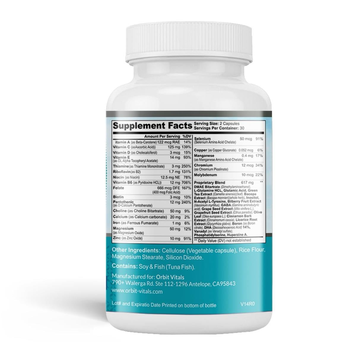Orbit Vitals Neuro Brain Support 1 Capsule