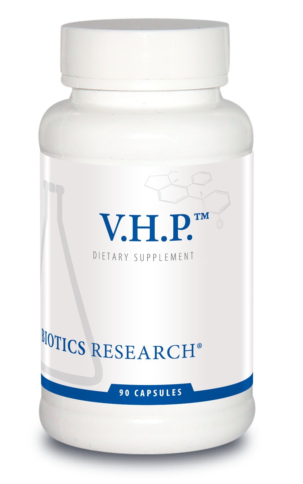 Biotics Research V.H.P. Valerian, Hops, Passionflower, GABA Anxiolytic Relaxation Formula 90 Capsules