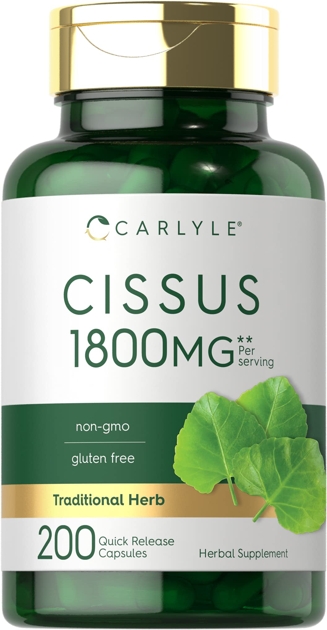 Carlyle Cissus Quadrangularis Capsules, 200 Capsules
