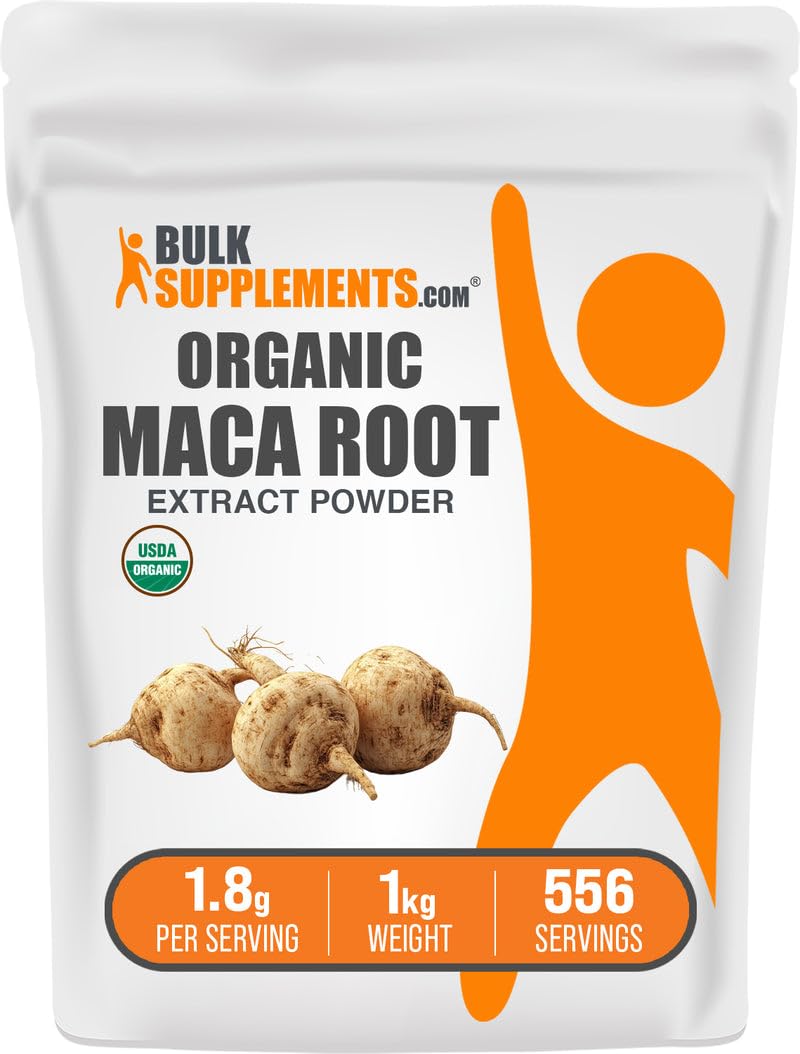 BulkSupplements Organic Maca Root Extract Powder, 35.27 oz