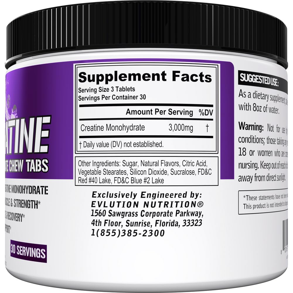 Evlution Creatine Monohydrate Tablet 90 Tablets