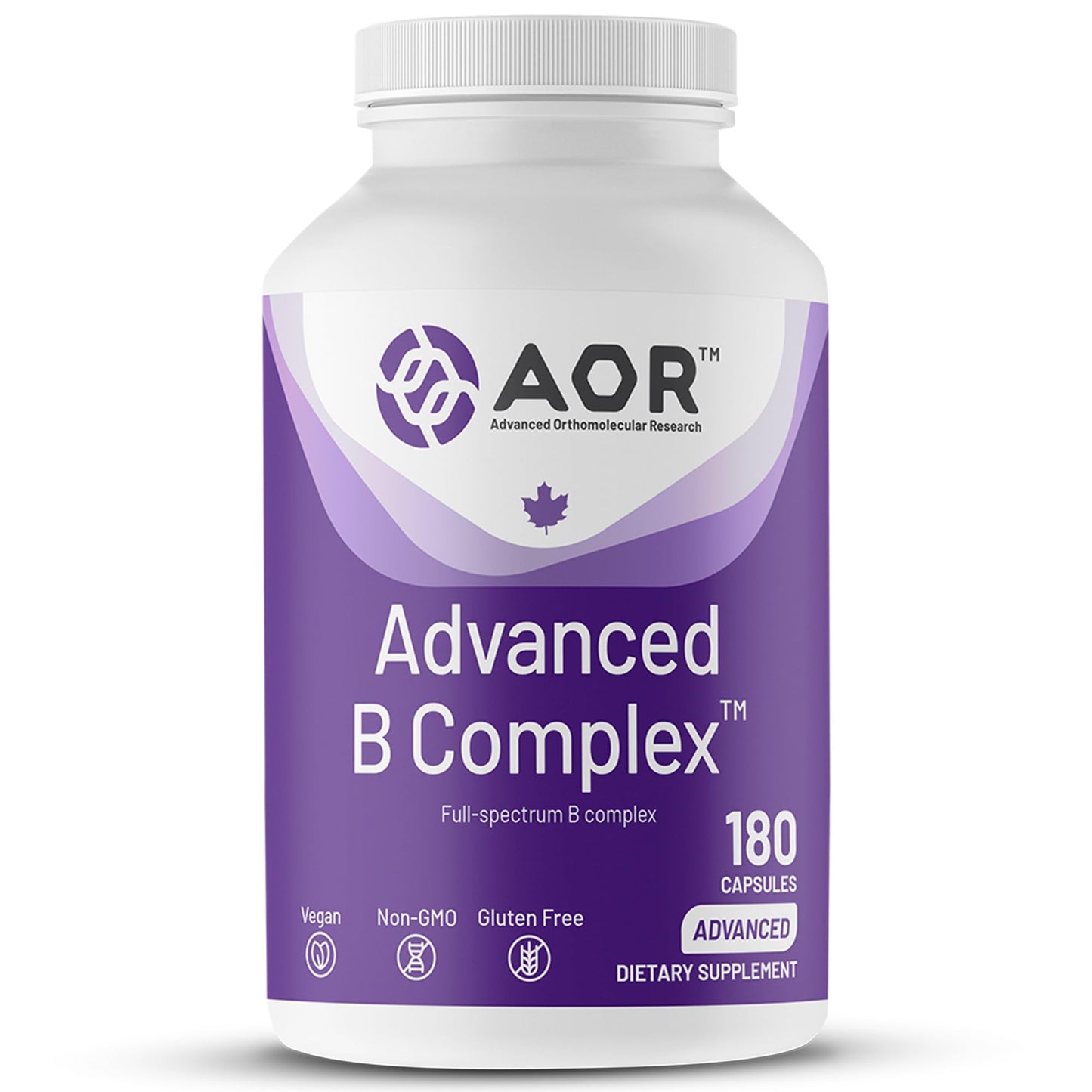 AOR Advanced B Complex Capsules 180 Count