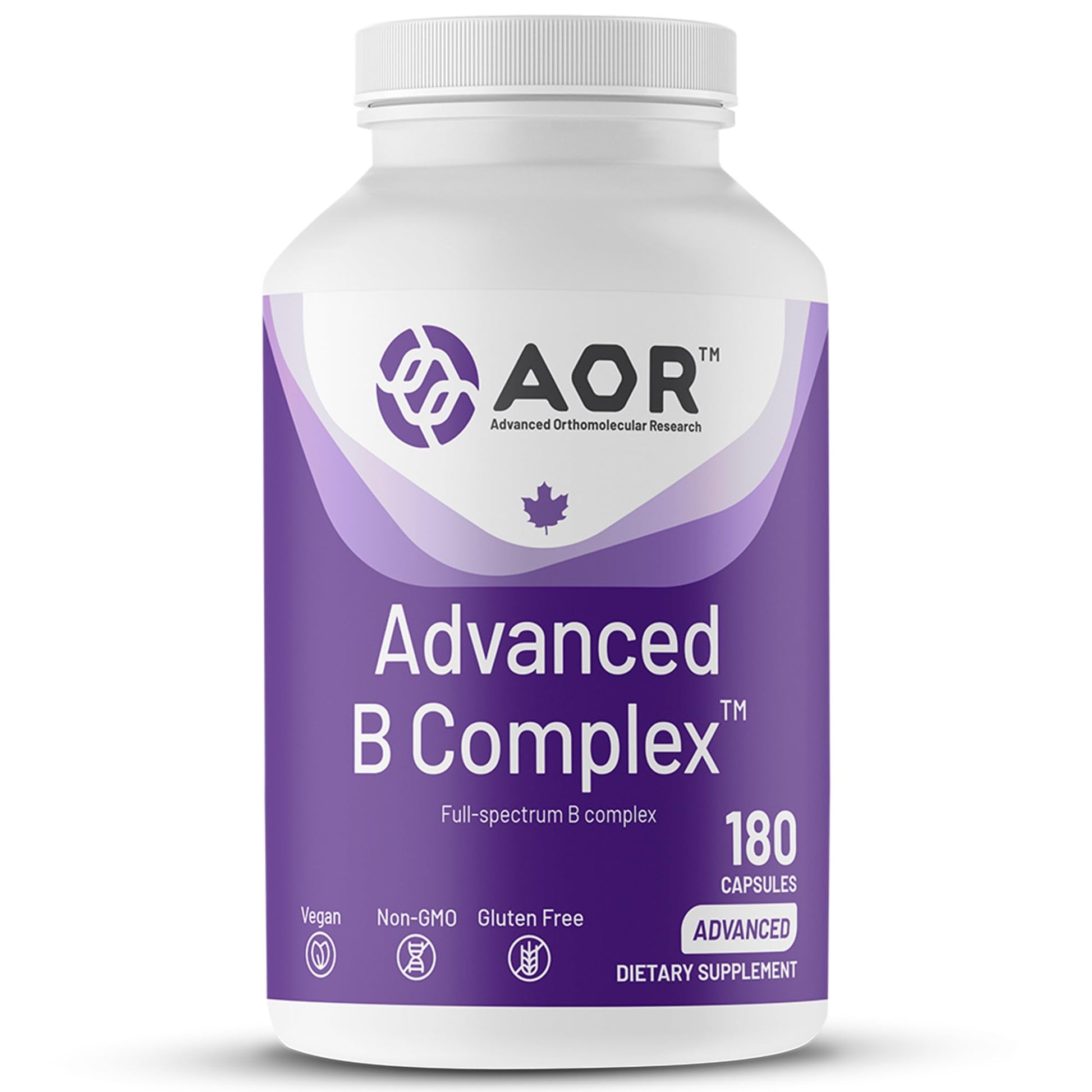 AOR Advanced B Complex Capsules 180 Count