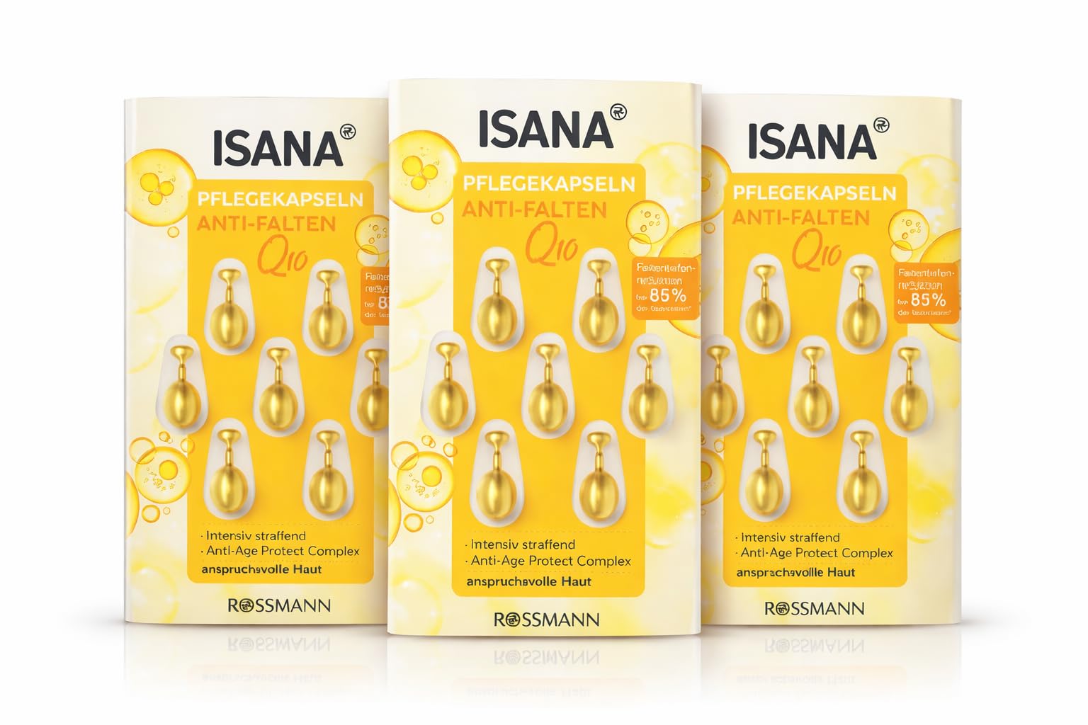 Generic ISANA Q10 Anti-Wrinkle Care Capsules, 21 Capsules