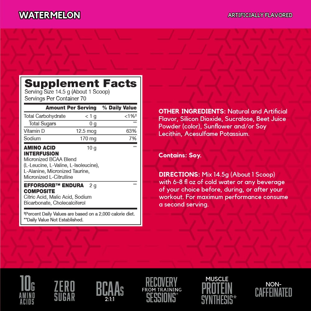 BSN Amino X BCAAs Recovery Powder 35.84 Ounce