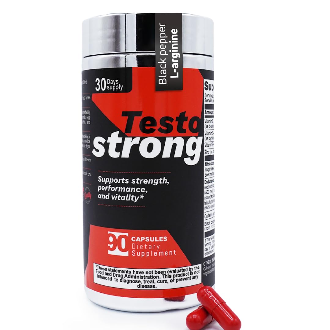 Nutra Nutrition Testo Strong Capsules, 90 Count