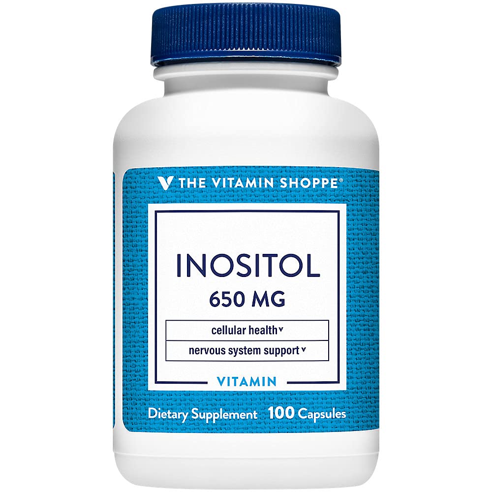 The Vitamin Shoppe Inositol 650mg Capsules, 100 Count