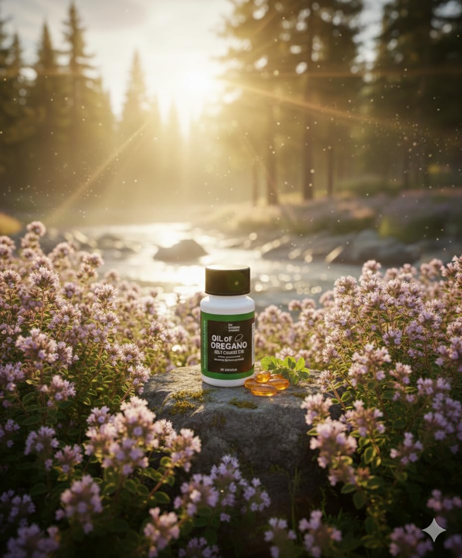 THE OREGANO COMPANY Wild Oil of Oregano with Black Seed Oil Softgels 90 Count