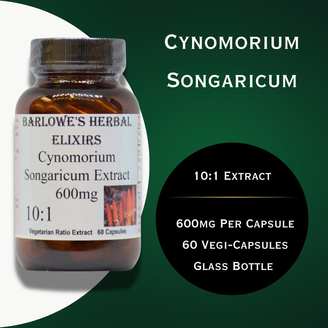 Barlowe's Herbal Elixirs Cynomorium Songaricum Extract 10:1 Capsules 60 Count