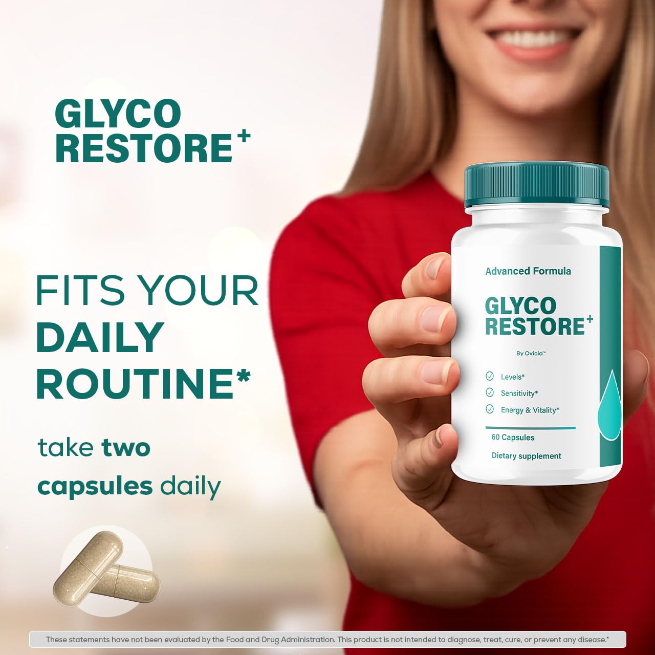 OVICIA Glyco Restore Capsules 120 Capsules