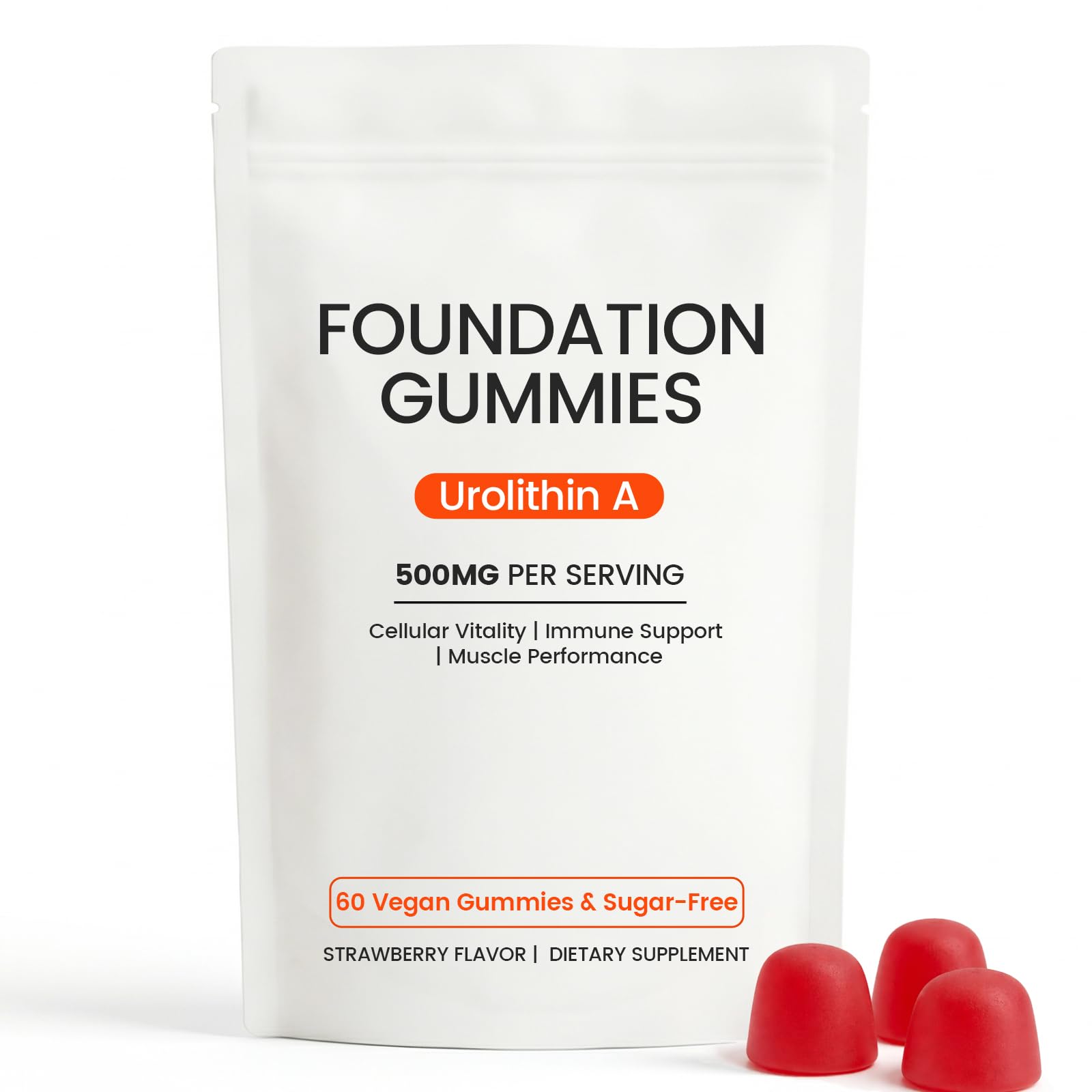Pwkvsn Foundation Gummies 60 Count