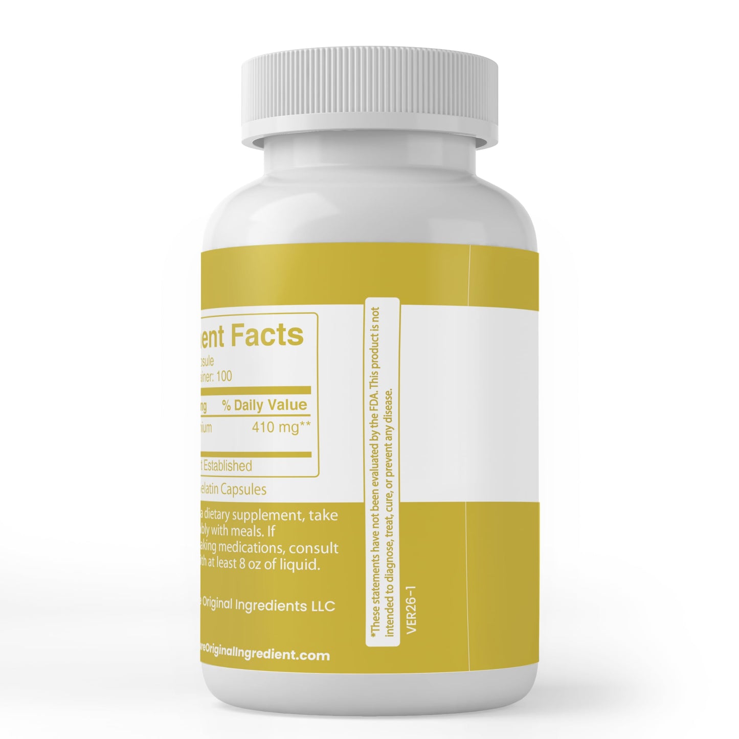Pure Original Ingredients Feverfew Extract Capsules 100