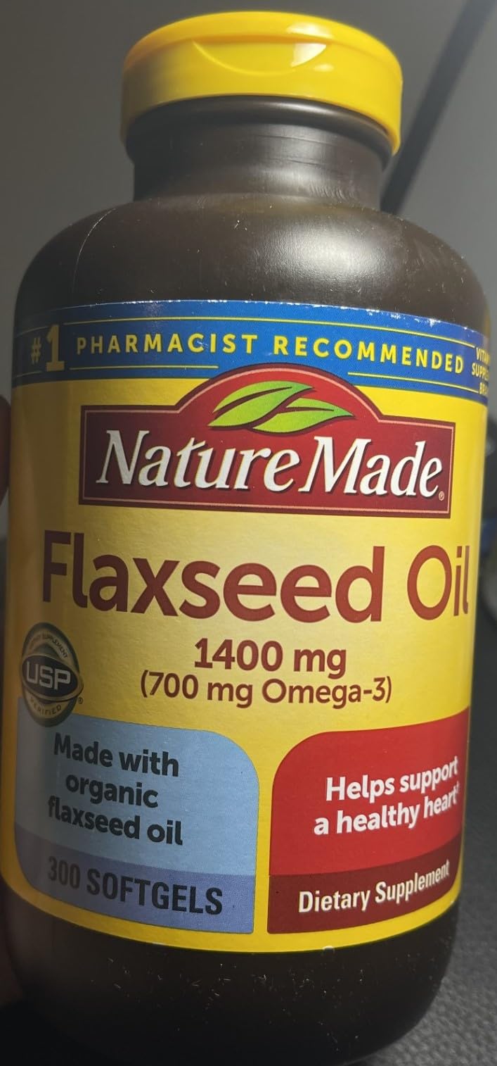 Nature Made Flaxseed Oil 1,400 mg Softgels 300 Count