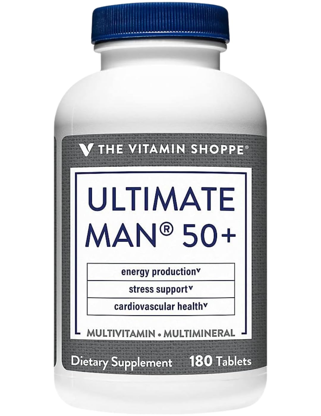 The Vitamin Shoppe Ultimate Man 50+ Multivitamin, 180 Tablets