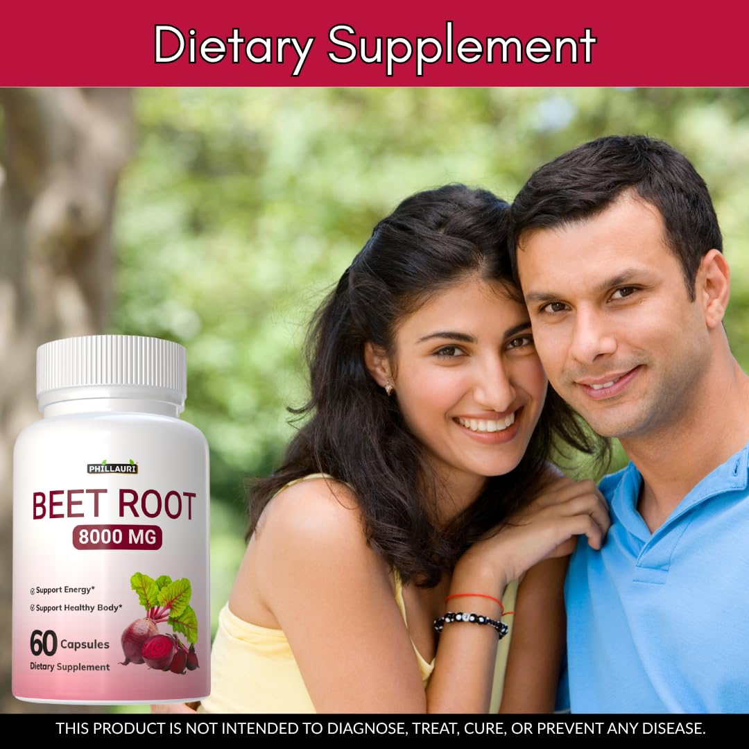 Phillauri Beet Root Capsules 120 Capsules