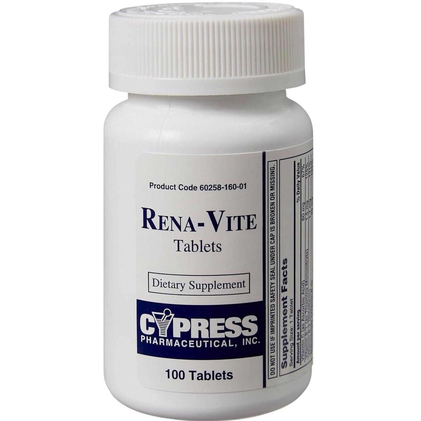 Unknown Rena-Vite, 100 Tablets