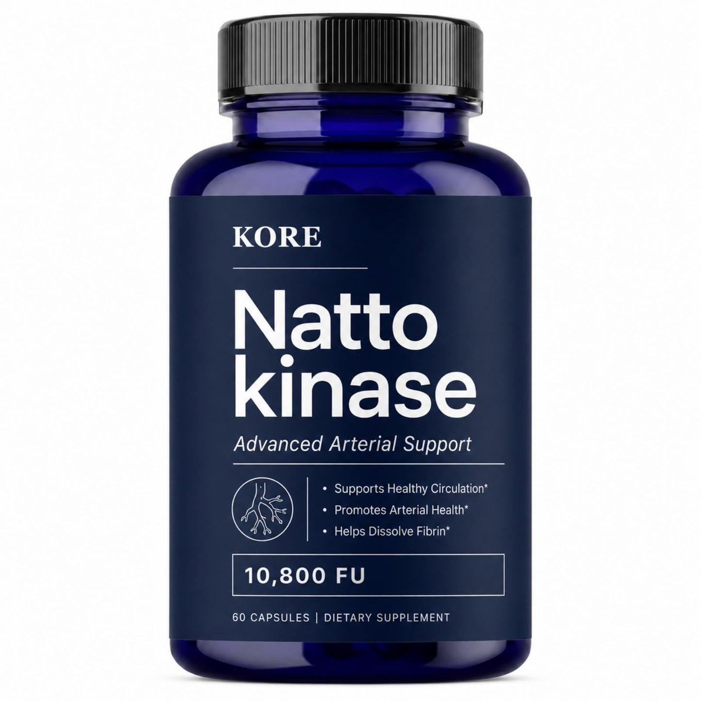NYLA KORE Nattokinase 10800 FU Capsules, 60 Count
